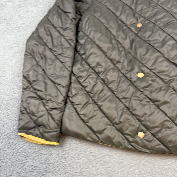 Scotch & Soda Jacket Mens Large Quilted Puffer Reversible Snap Front Modern - Picture 3 of 10